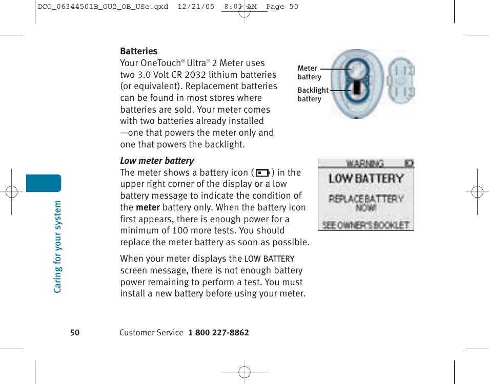 Lifescan Ultra 2 User Manual | Page 56 / 74