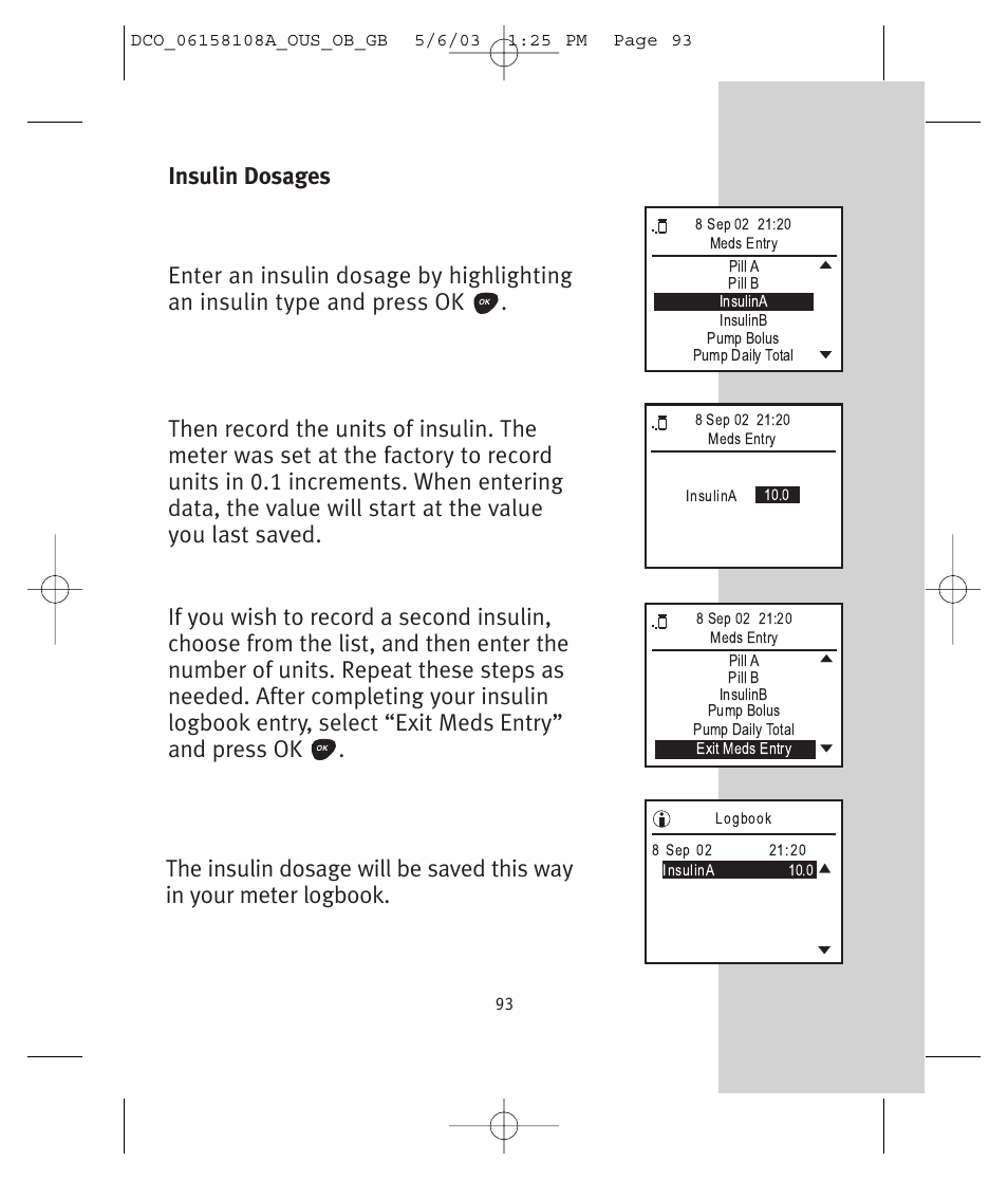 Lifescan UltraSmart User Manual | Page 102 / 134