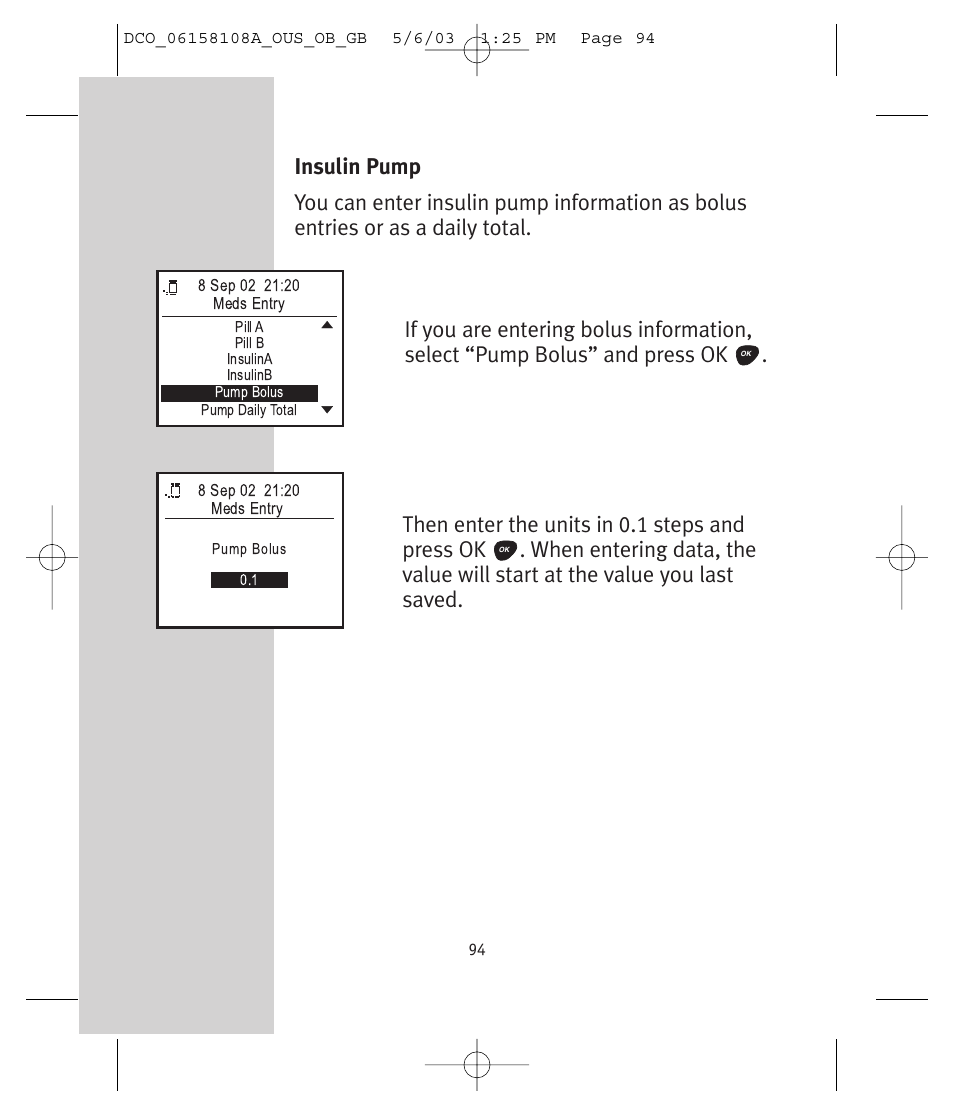 Lifescan UltraSmart User Manual | Page 103 / 134