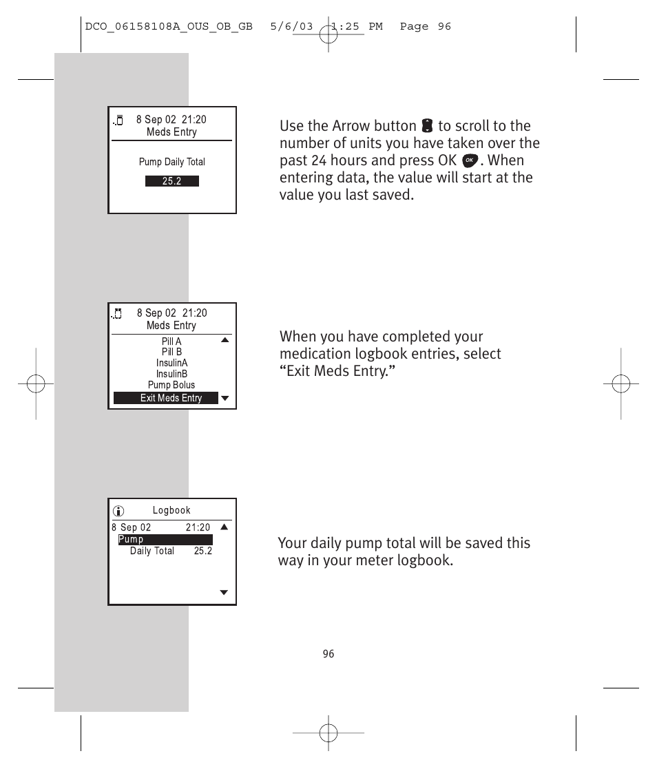 Lifescan UltraSmart User Manual | Page 105 / 134