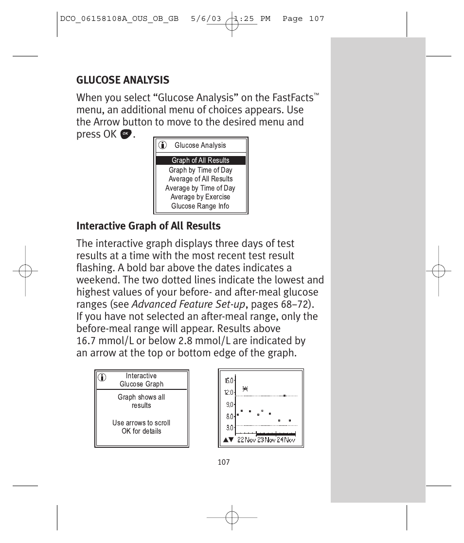 Lifescan UltraSmart User Manual | Page 116 / 134