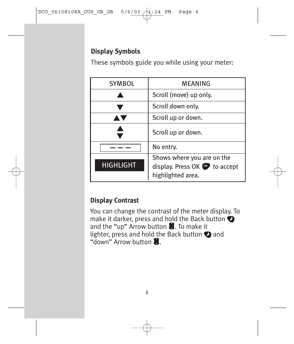 Lifescan UltraSmart User Manual | Page 15 / 134