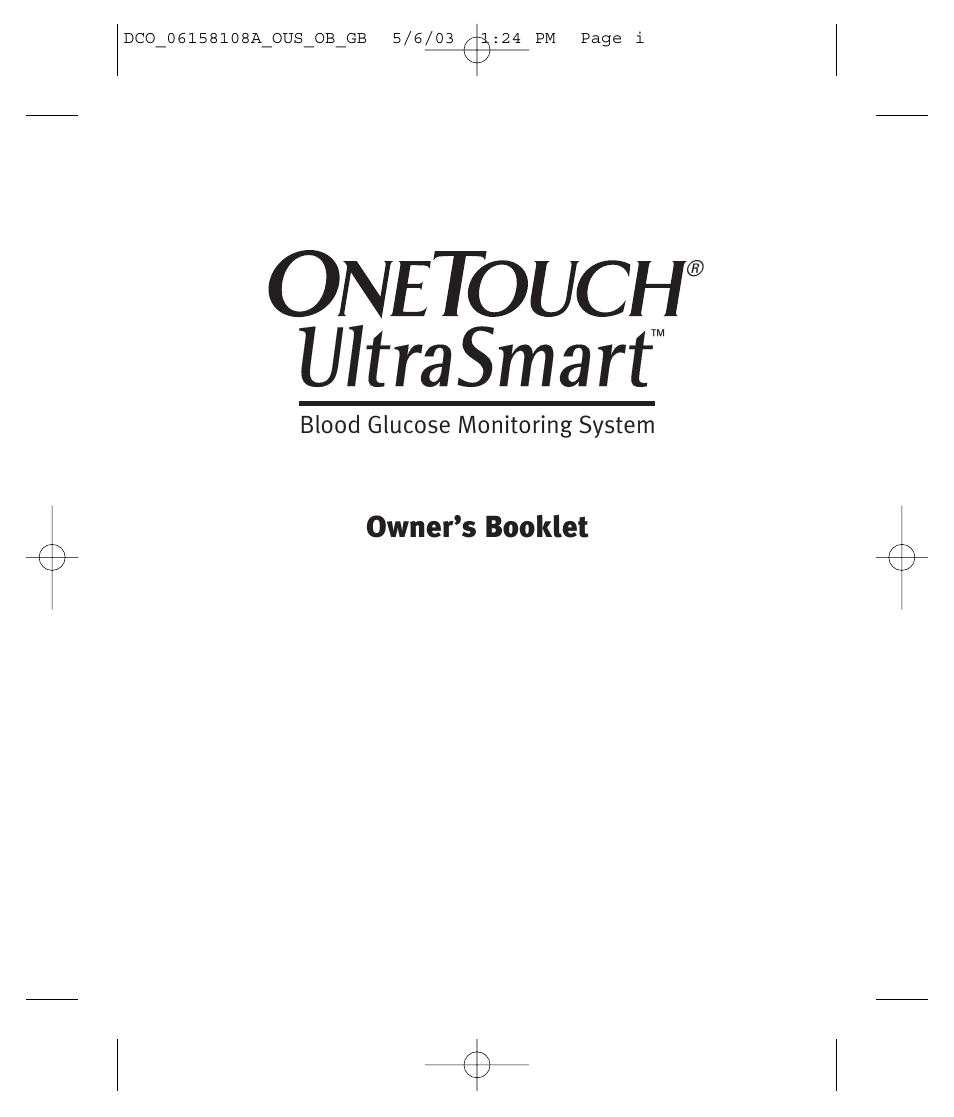 Ultrasmart | Lifescan UltraSmart User Manual | Page 2 / 134