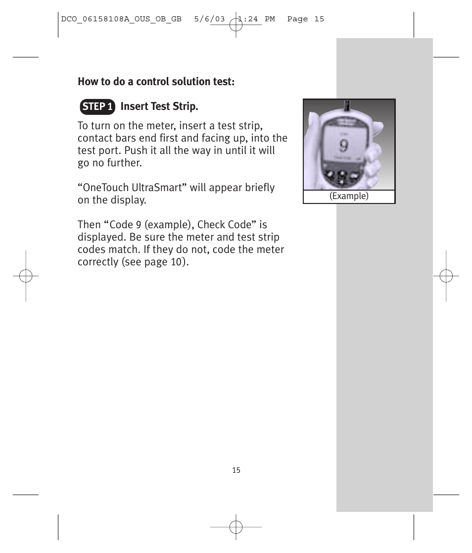 Lifescan UltraSmart User Manual | Page 24 / 134