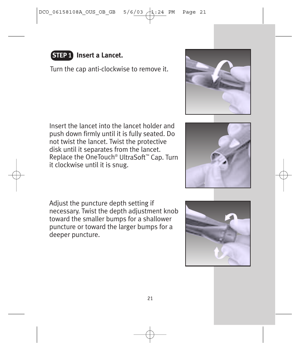 Lifescan UltraSmart User Manual | Page 30 / 134