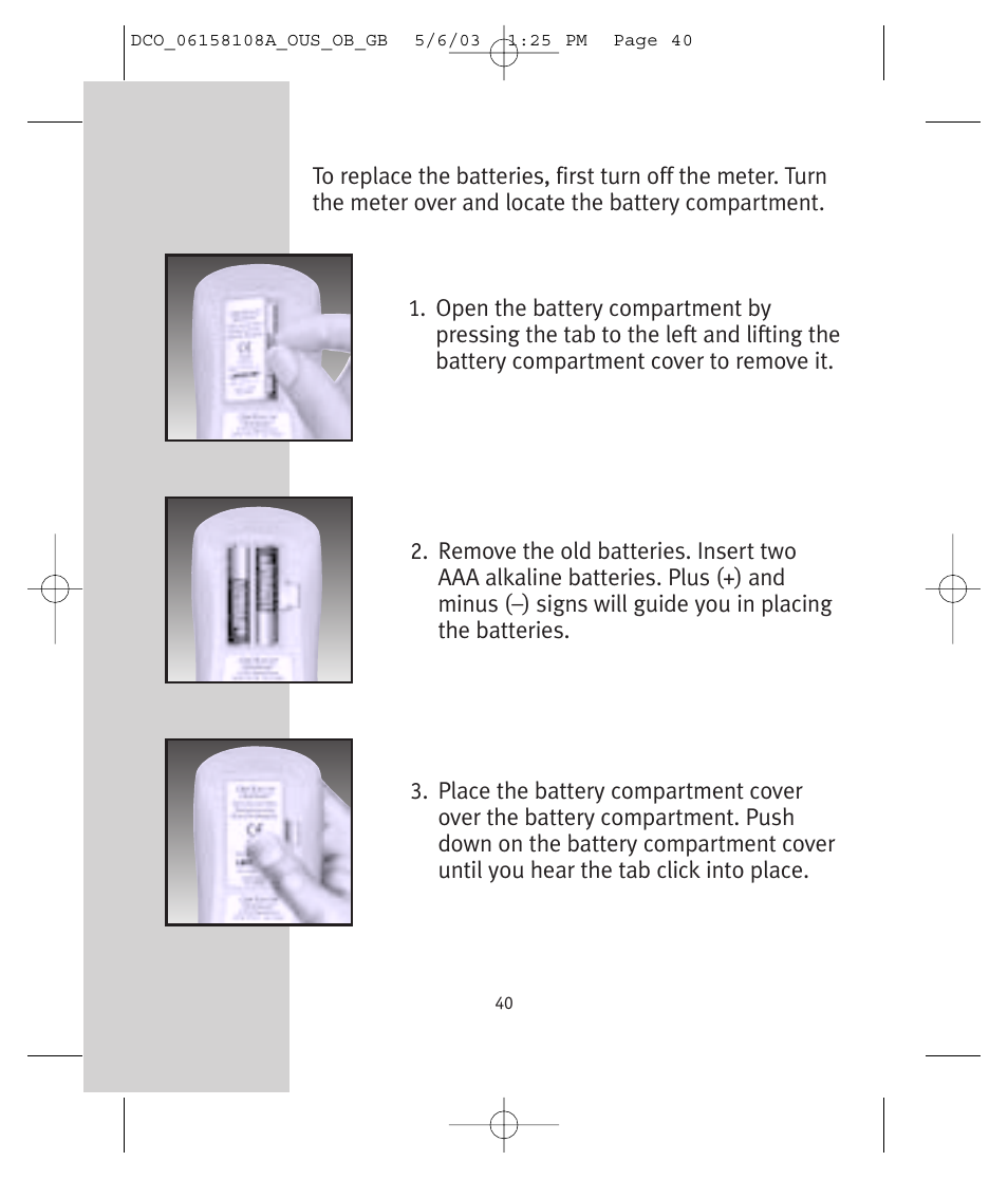 Lifescan UltraSmart User Manual | Page 49 / 134