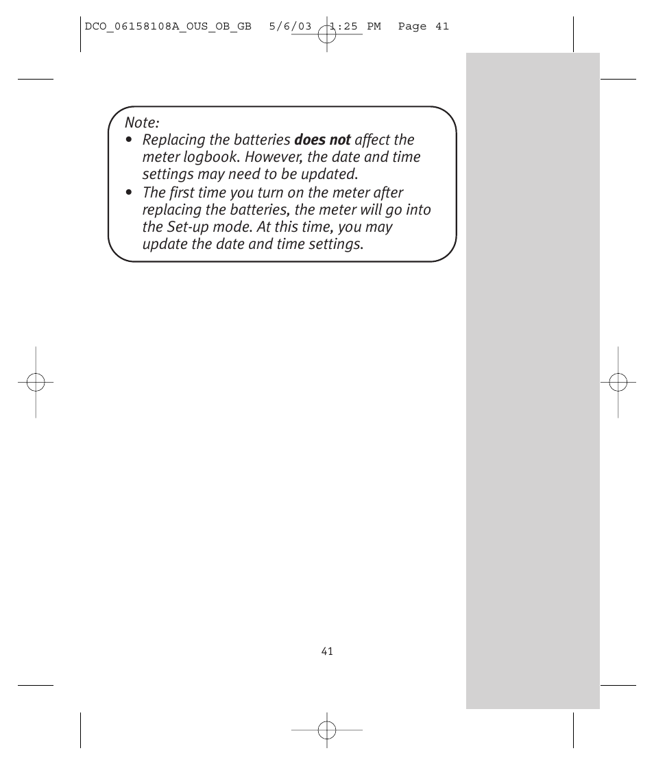 Lifescan UltraSmart User Manual | Page 50 / 134