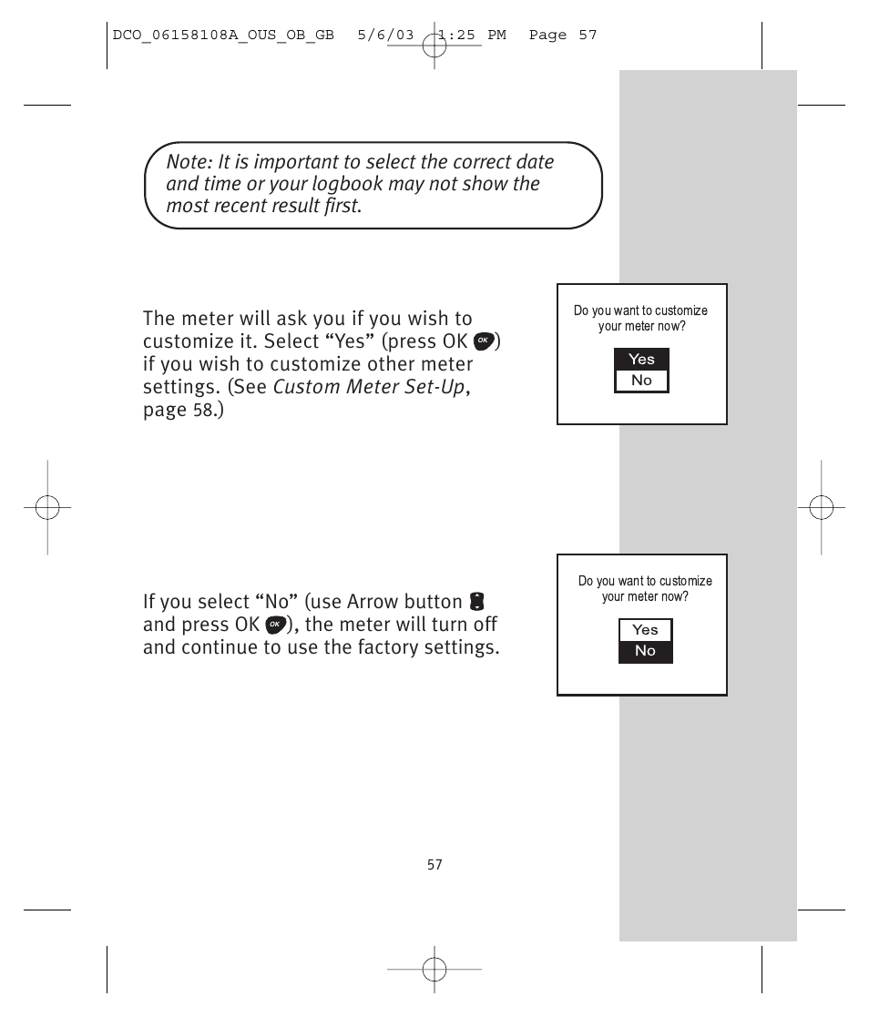 Lifescan UltraSmart User Manual | Page 66 / 134