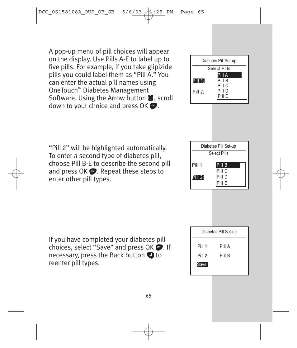Lifescan UltraSmart User Manual | Page 74 / 134