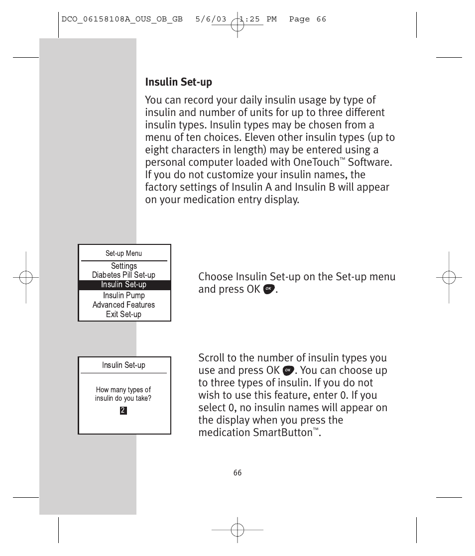 Lifescan UltraSmart User Manual | Page 75 / 134