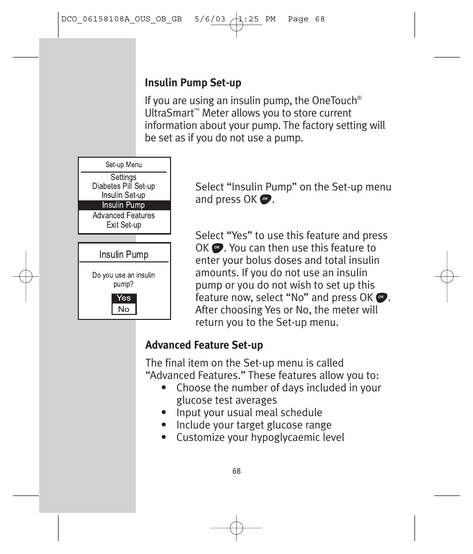 Ultrasmart | Lifescan UltraSmart User Manual | Page 77 / 134