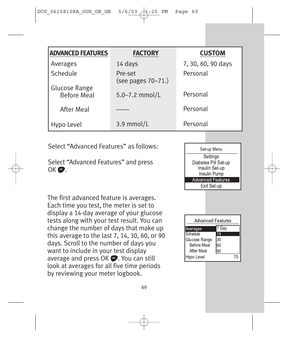 Lifescan UltraSmart User Manual | Page 78 / 134