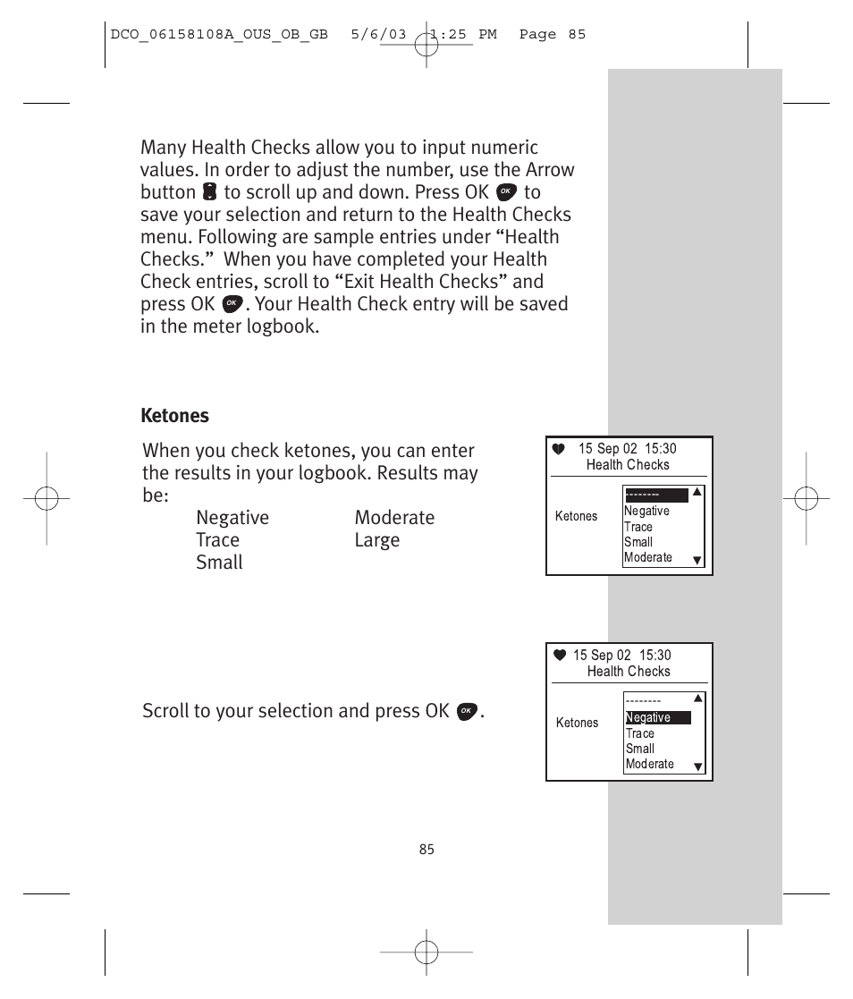 Lifescan UltraSmart User Manual | Page 94 / 134