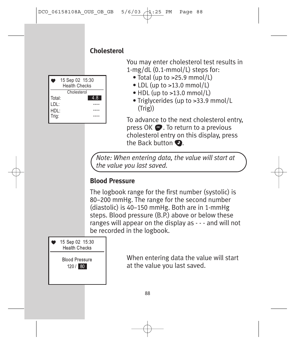 Lifescan UltraSmart User Manual | Page 97 / 134