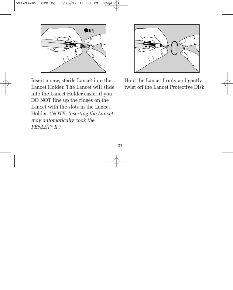 Lifescan ONE TOUCH BASIC BLOOD GLUCOSE MONITORING SYSTEM User Manual | Page 28 / 85