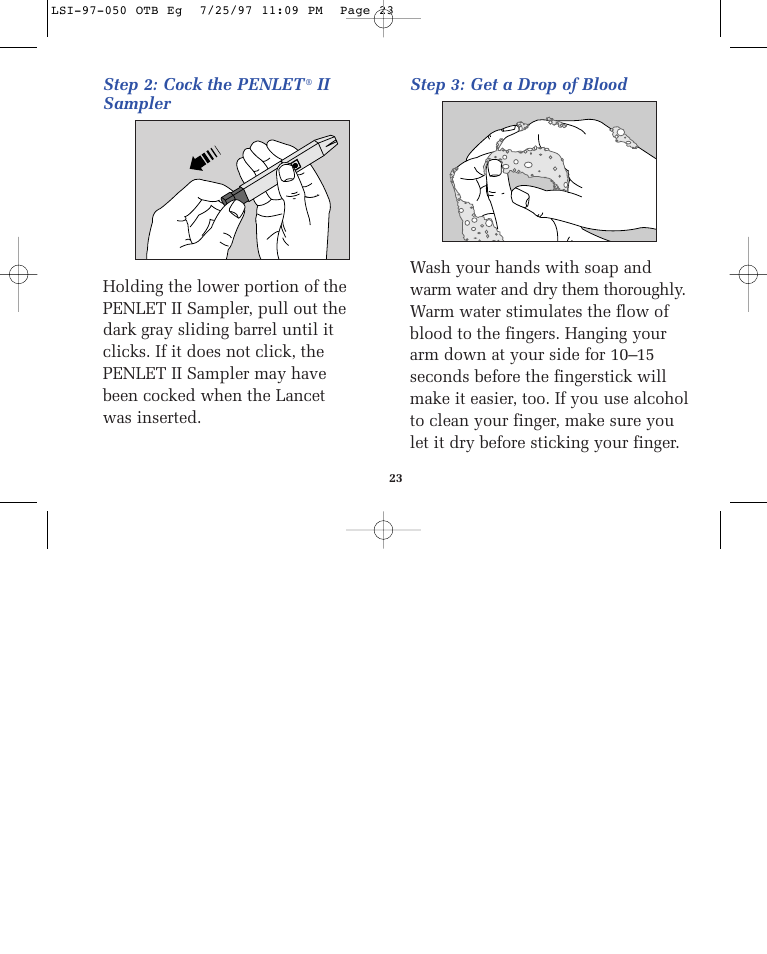 Lifescan ONE TOUCH BASIC BLOOD GLUCOSE MONITORING SYSTEM User Manual | Page 30 / 85