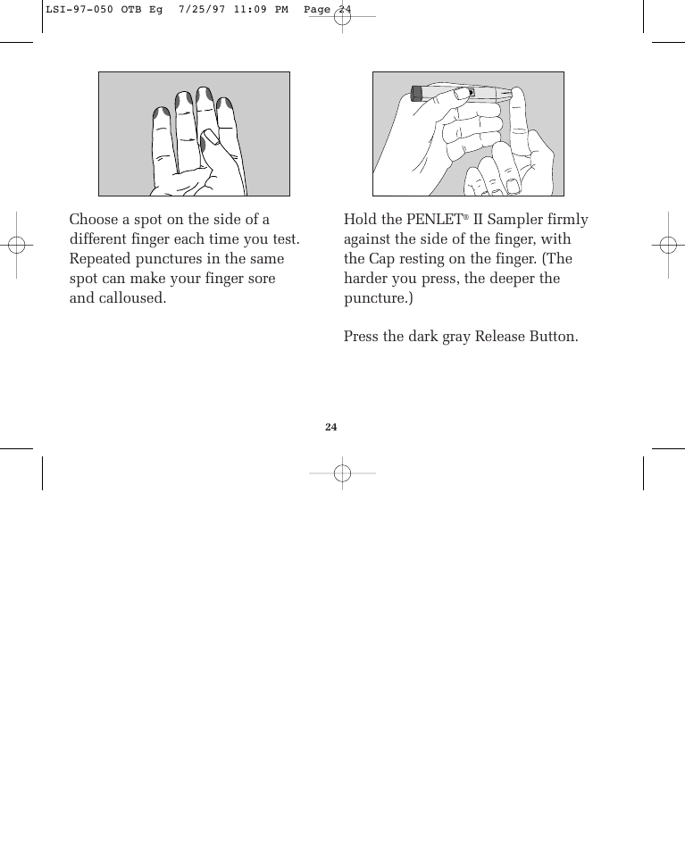 Lifescan ONE TOUCH BASIC BLOOD GLUCOSE MONITORING SYSTEM User Manual | Page 31 / 85