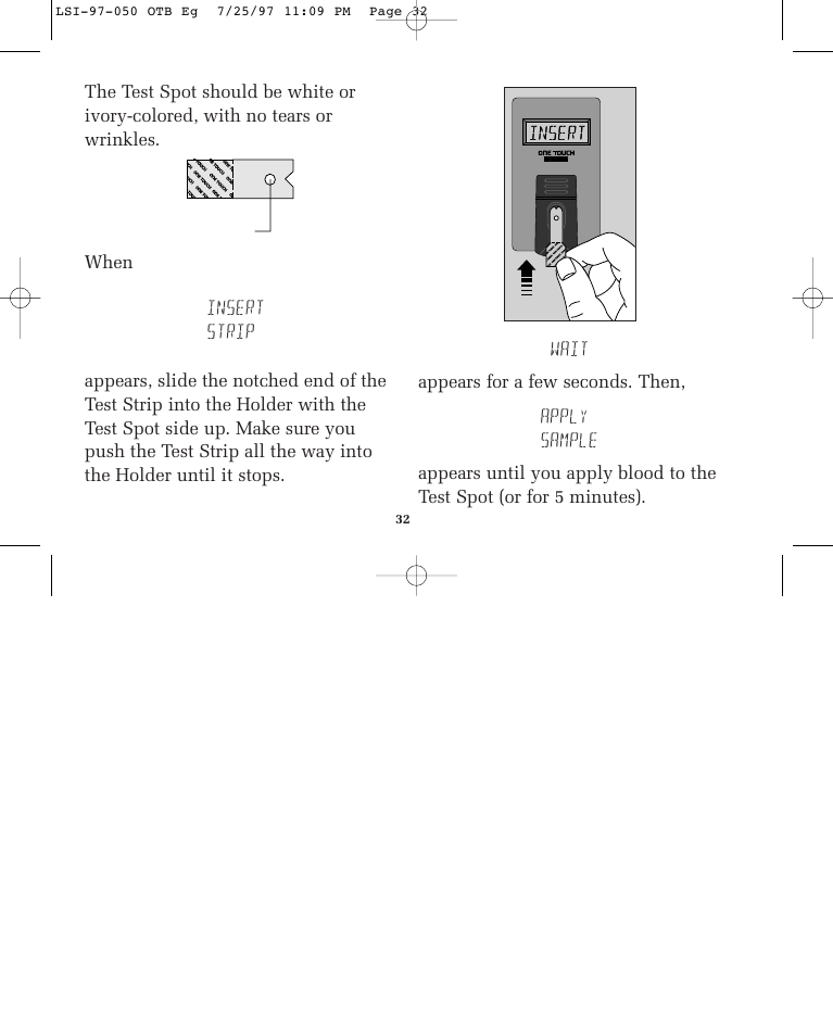 Lifescan ONE TOUCH BASIC BLOOD GLUCOSE MONITORING SYSTEM User Manual | Page 39 / 85