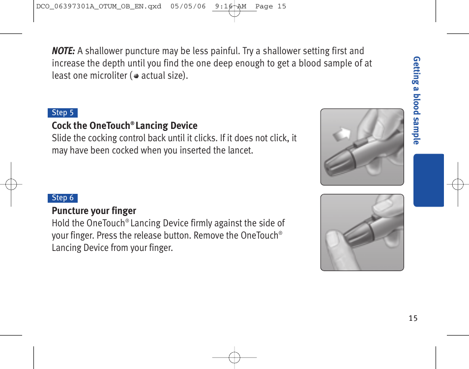 Lifescan ONE TOUCH Profile Blood Glucose Monitoring System User Manual | Page 20 / 55