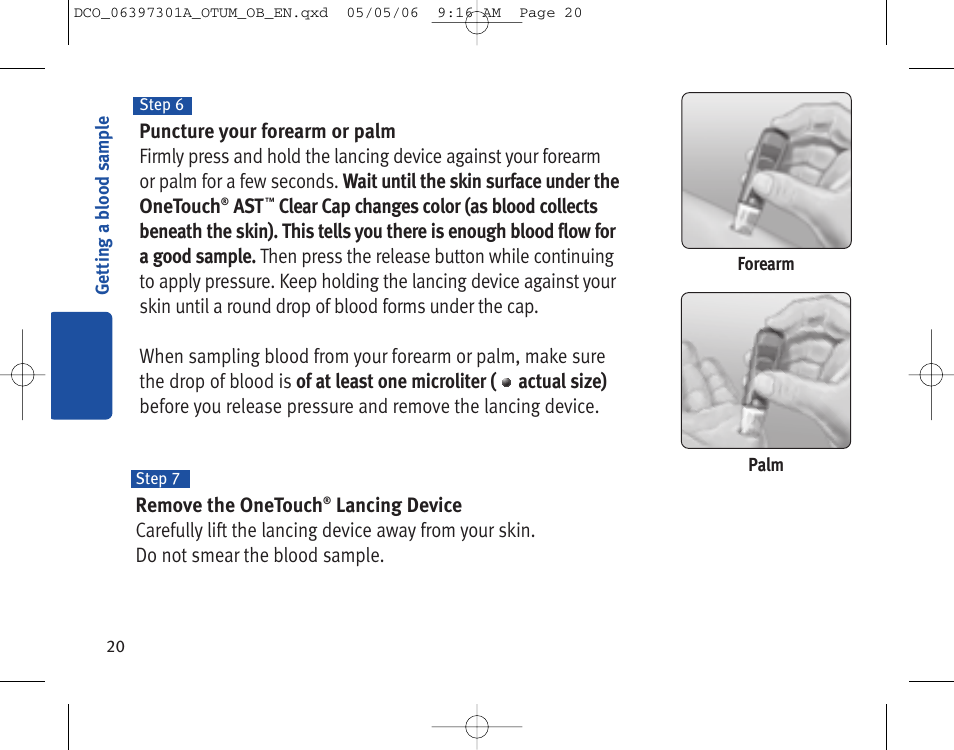 Lifescan ONE TOUCH Profile Blood Glucose Monitoring System User Manual | Page 25 / 55