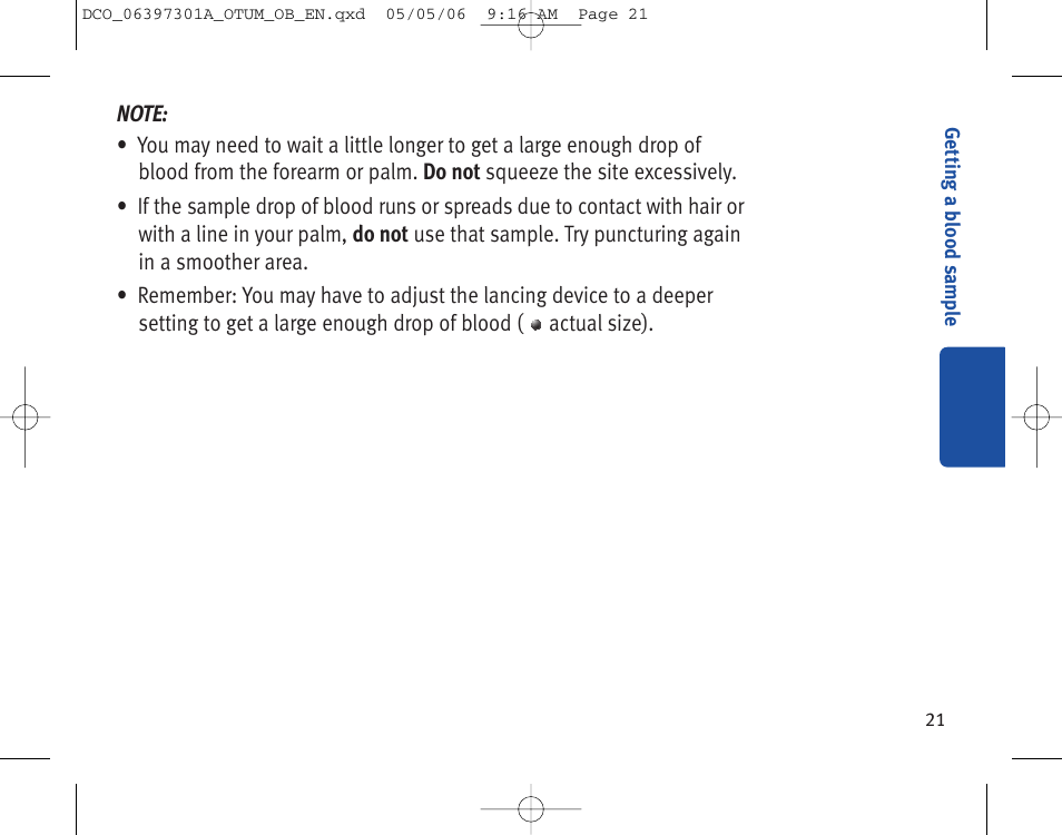 Lifescan ONE TOUCH Profile Blood Glucose Monitoring System User Manual | Page 26 / 55