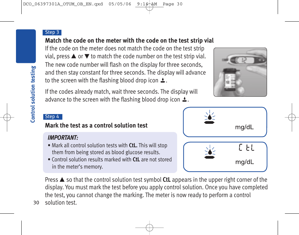 Lifescan ONE TOUCH Profile Blood Glucose Monitoring System User Manual | Page 35 / 55