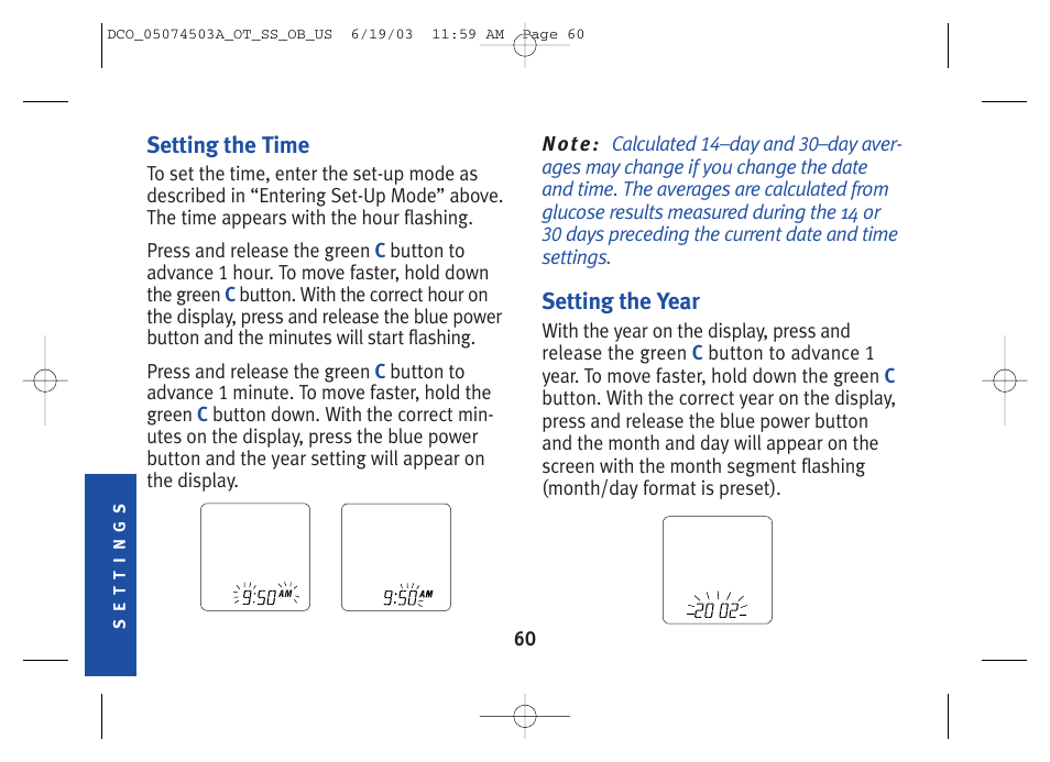 Lifescan SureStep Blood Glucose Monitor User Manual | Page 70 / 88