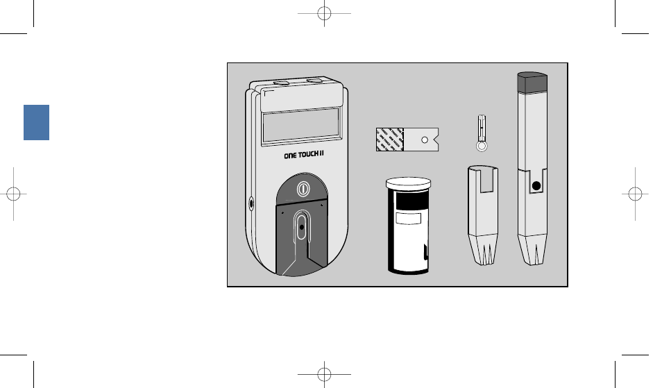 Ii meter one touch, Test strips penlet | Lifescan One Touch ll User Manual | Page 29 / 85