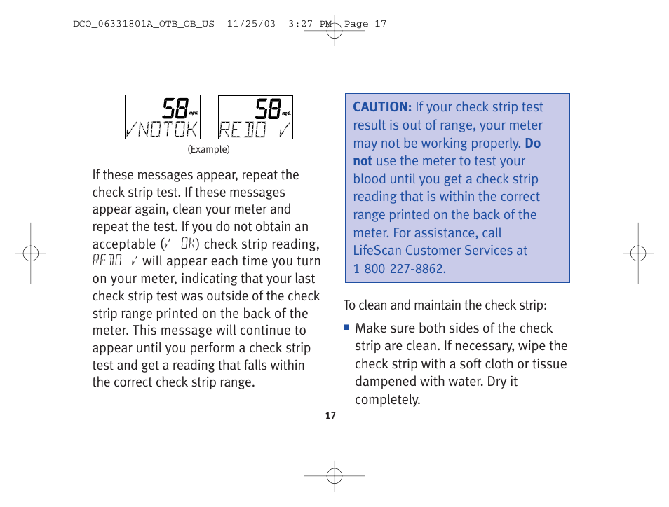 Lifescan OneTouch Basic Basic Blood Glucose Monitoring System User Manual | Page 25 / 98