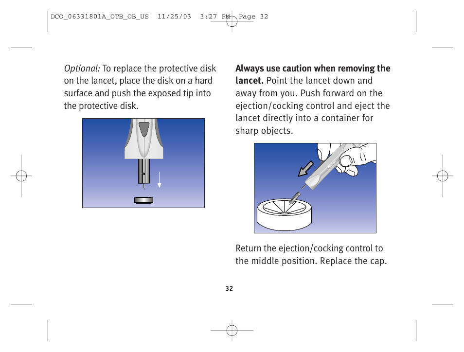 Lifescan OneTouch Basic Basic Blood Glucose Monitoring System User Manual | Page 40 / 98