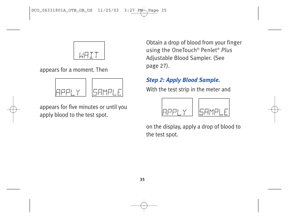 Lifescan OneTouch Basic Basic Blood Glucose Monitoring System User Manual | Page 43 / 98