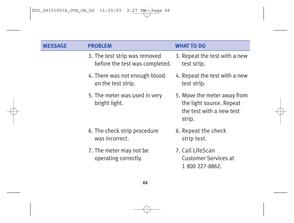 Lifescan OneTouch Basic Basic Blood Glucose Monitoring System User Manual | Page 74 / 98