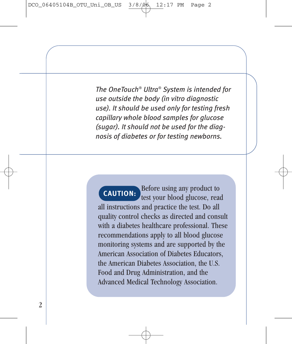 Lifescan Ultra User Manual | Page 10 / 73