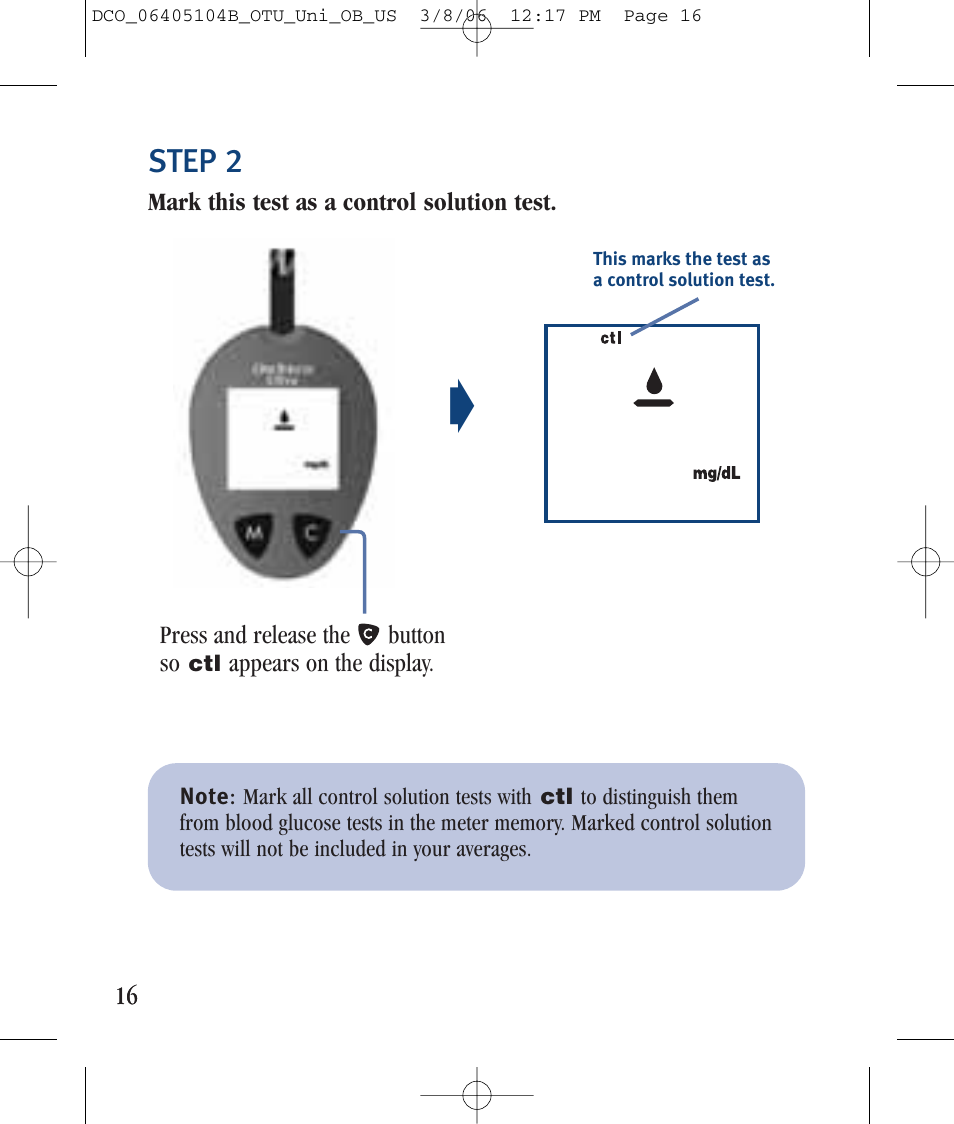 Step 2 | Lifescan Ultra User Manual | Page 24 / 73