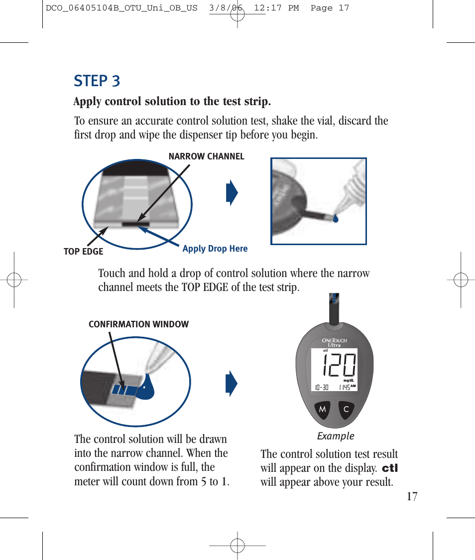 Step 3 | Lifescan Ultra User Manual | Page 25 / 73