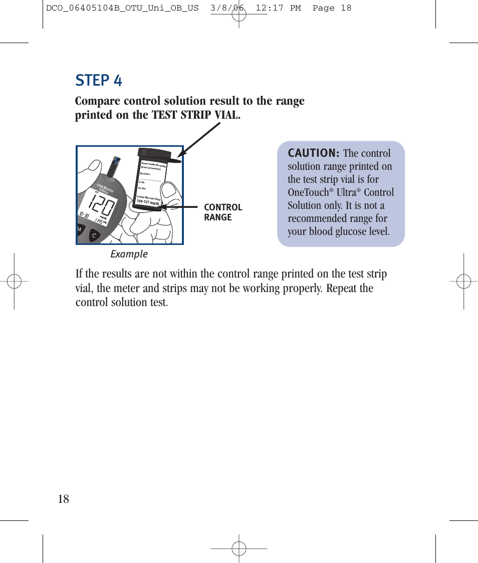 Step 4 | Lifescan Ultra User Manual | Page 26 / 73