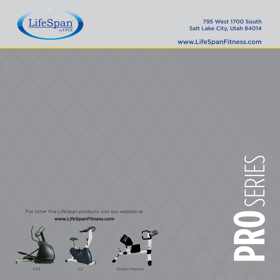 Series | Lifescan Pro Series User Manual | Page 12 / 12