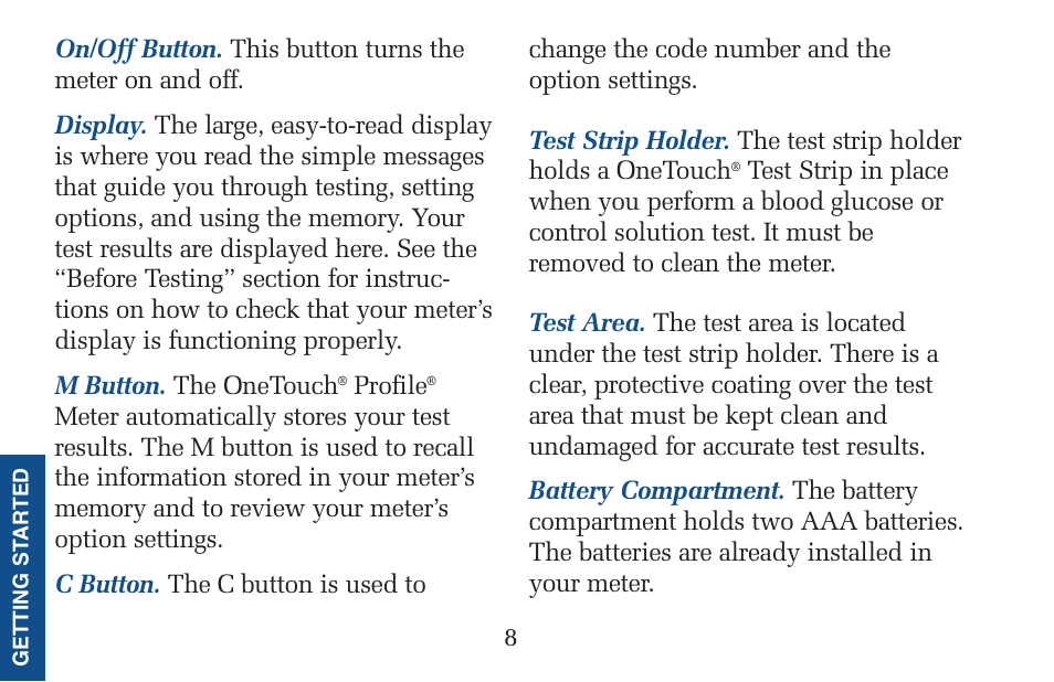 Lifescan Pocket Scan Blood Glucose Monitor System User Manual | Page 15 / 106