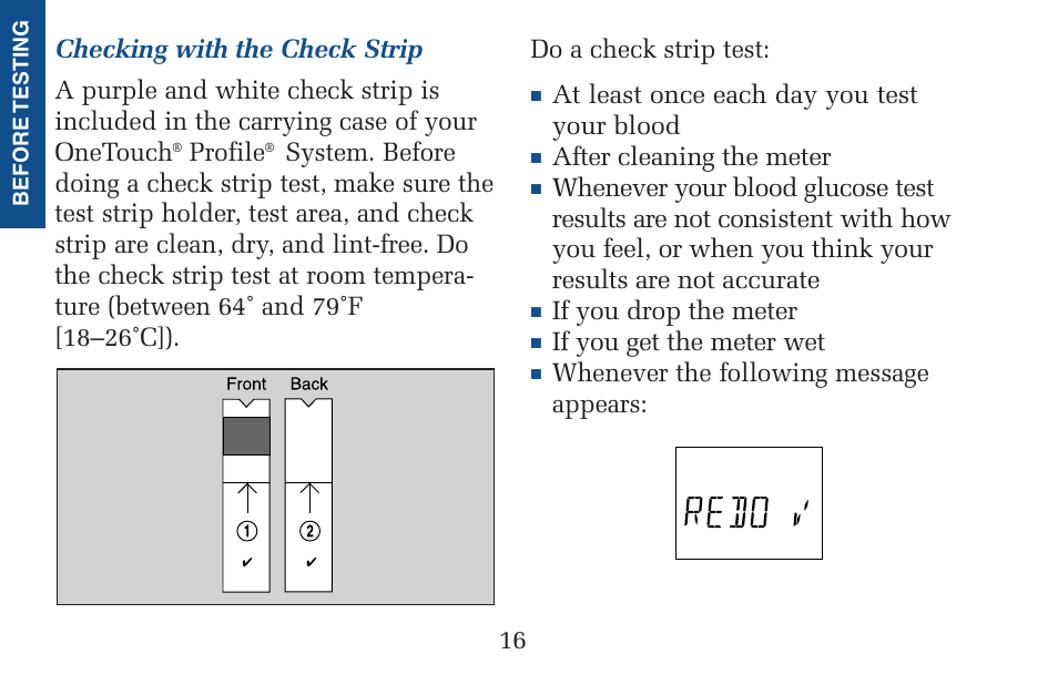 Lifescan Pocket Scan Blood Glucose Monitor System User Manual | Page 23 / 106