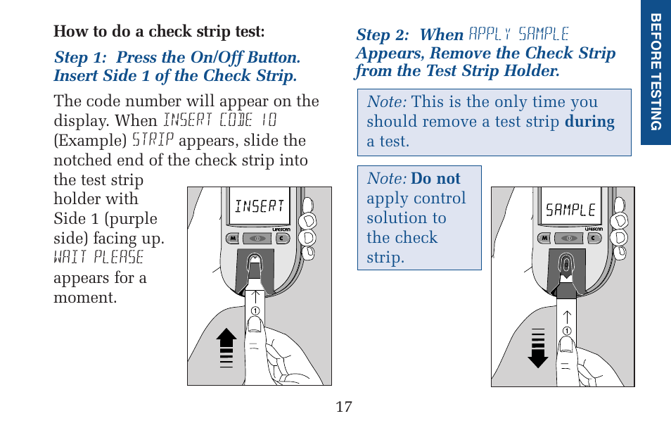 Lifescan Pocket Scan Blood Glucose Monitor System User Manual | Page 24 / 106