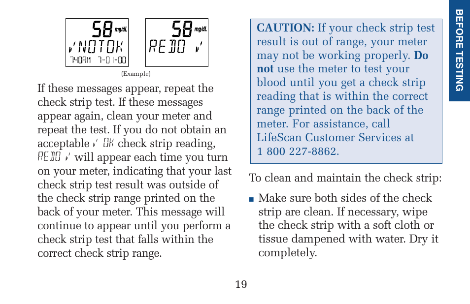 Lifescan Pocket Scan Blood Glucose Monitor System User Manual | Page 26 / 106