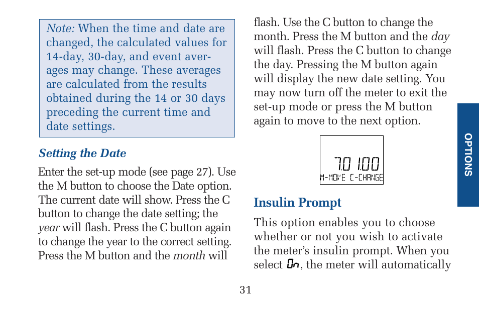 Lifescan Pocket Scan Blood Glucose Monitor System User Manual | Page 38 / 106
