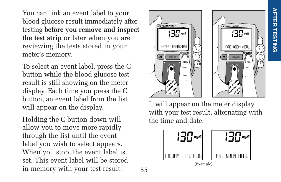 Lifescan Pocket Scan Blood Glucose Monitor System User Manual | Page 62 / 106