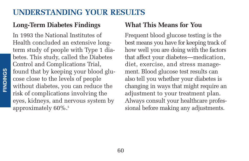 Understanding your results | Lifescan Pocket Scan Blood Glucose Monitor System User Manual | Page 67 / 106