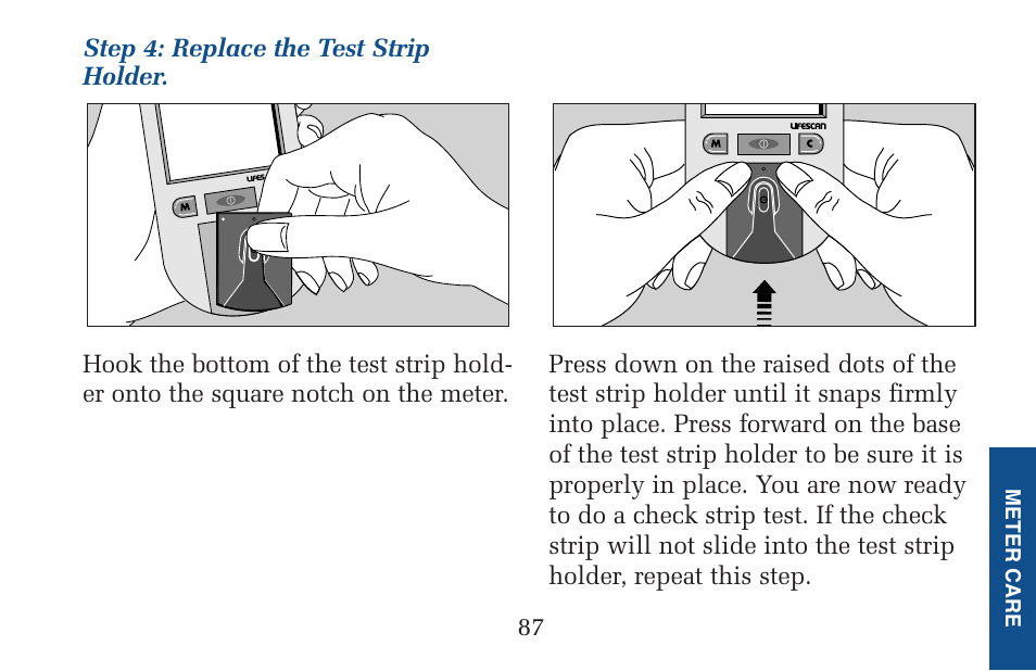 Lifescan Pocket Scan Blood Glucose Monitor System User Manual | Page 94 / 106