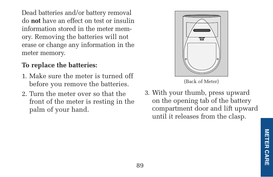 Lifescan Pocket Scan Blood Glucose Monitor System User Manual | Page 96 / 106