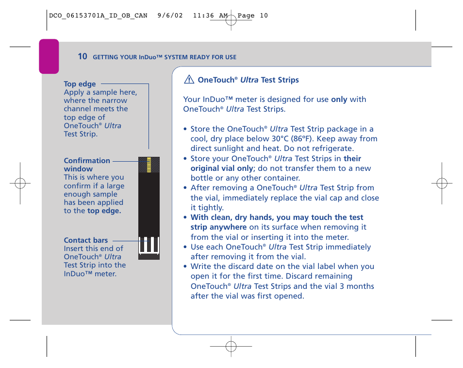 Lifescan In Duo User Manual | Page 10 / 90