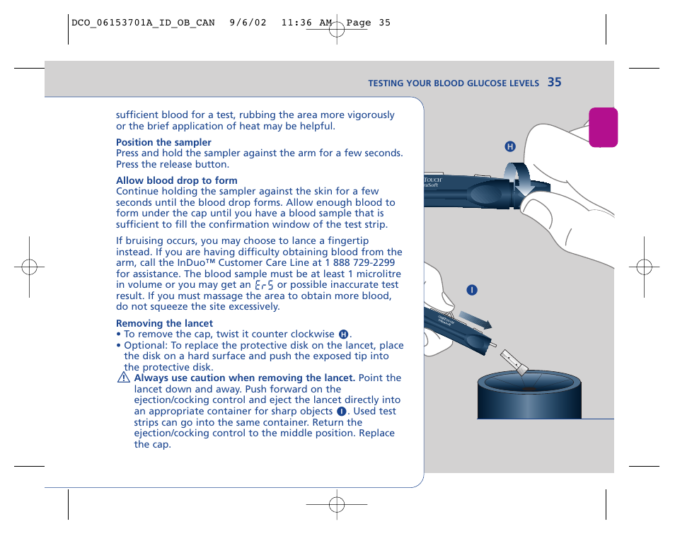 Lifescan In Duo User Manual | Page 35 / 90