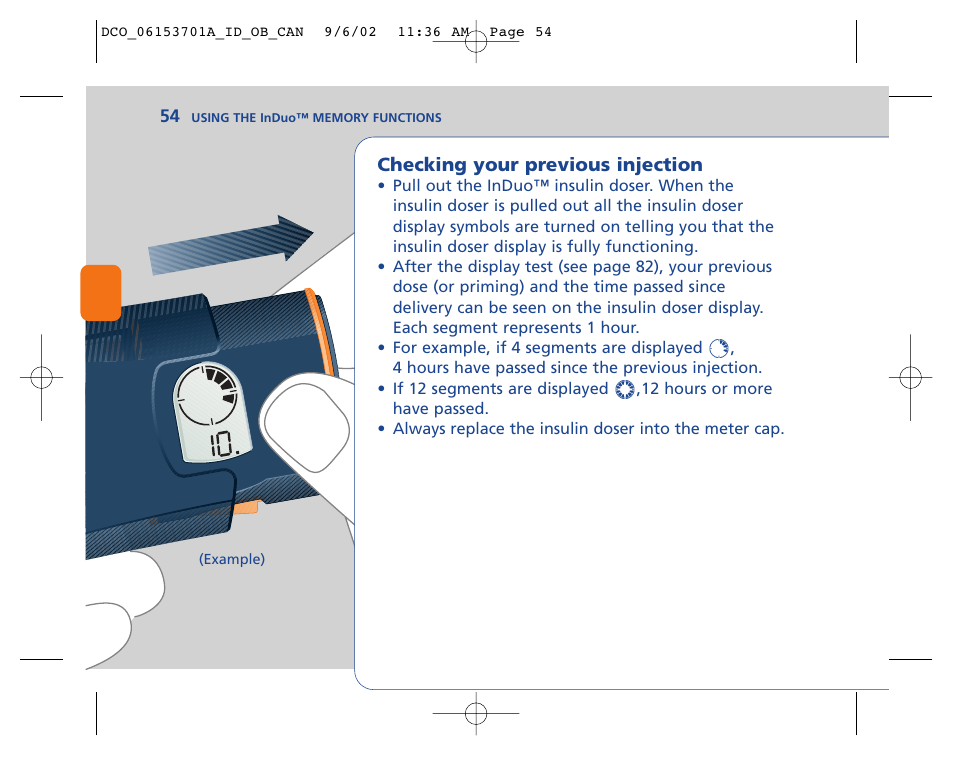 Lifescan In Duo User Manual | Page 54 / 90