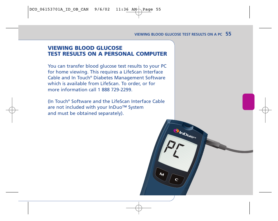 Lifescan In Duo User Manual | Page 55 / 90